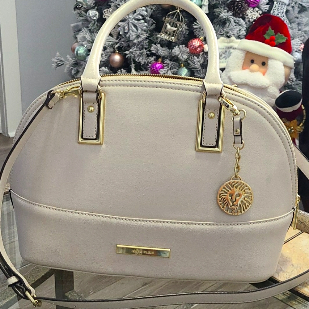 ANNE KLEIN YVORI DOME SATCHEL SHOULDER BAG